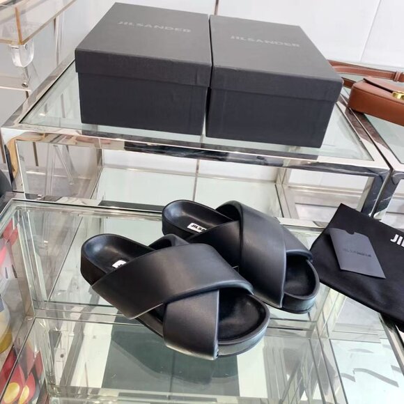 Jil Sander Women's Black Sandals - Picture 2 of 5